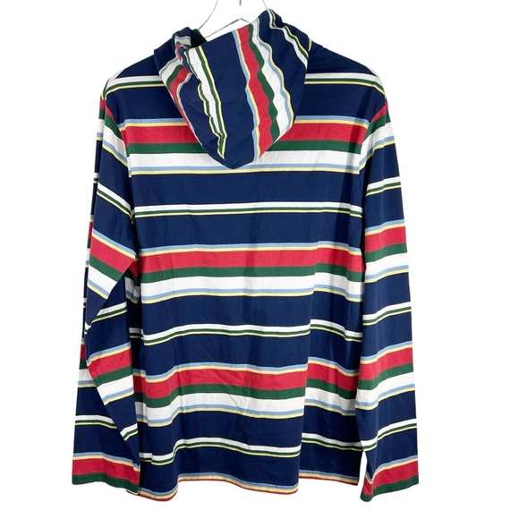 POLO RALPH LAUREN Cotton Striped Jersey Hooded Pullover Men's Size Large - Picture 5 of 6